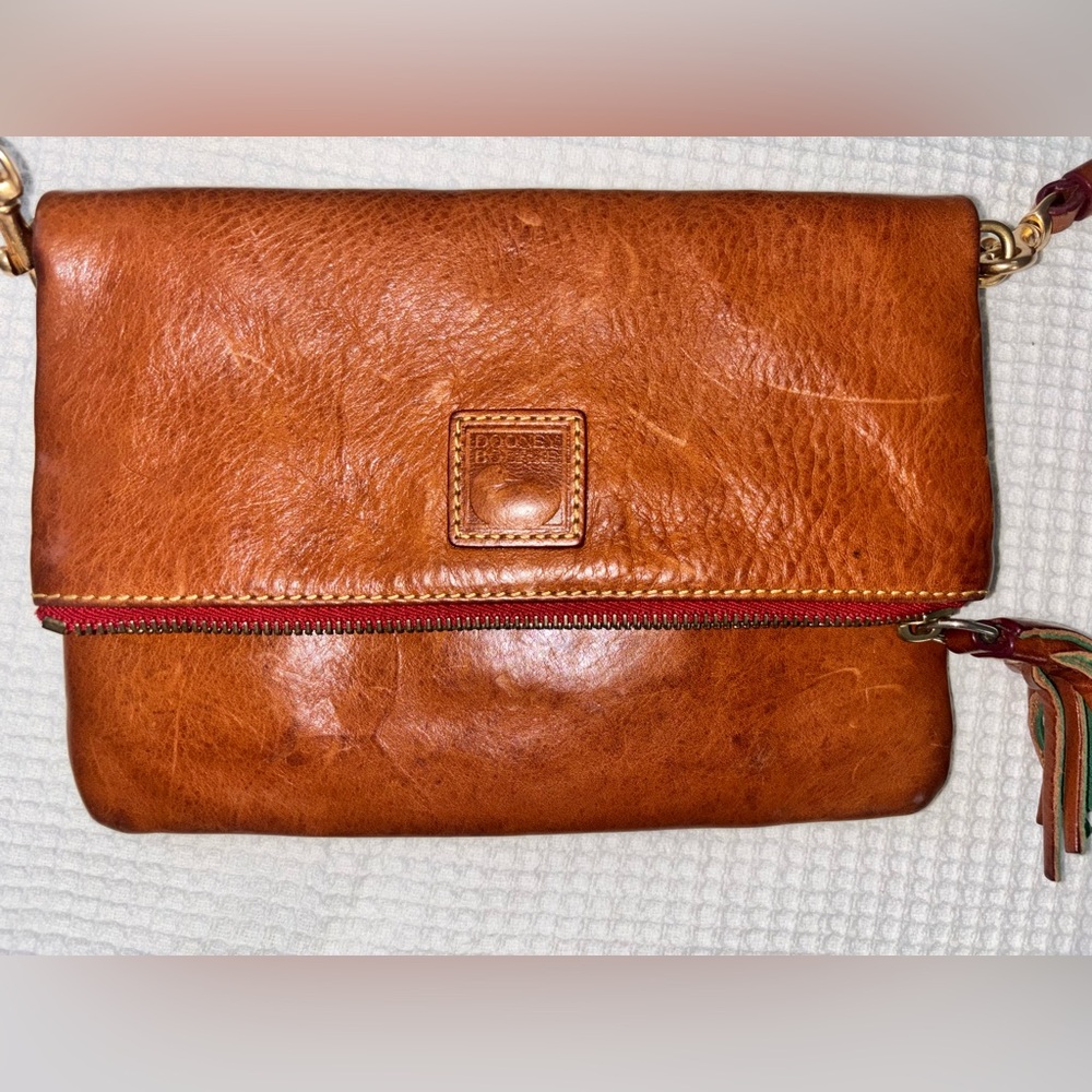 Dooney & Bourke Tan Leather Pouch